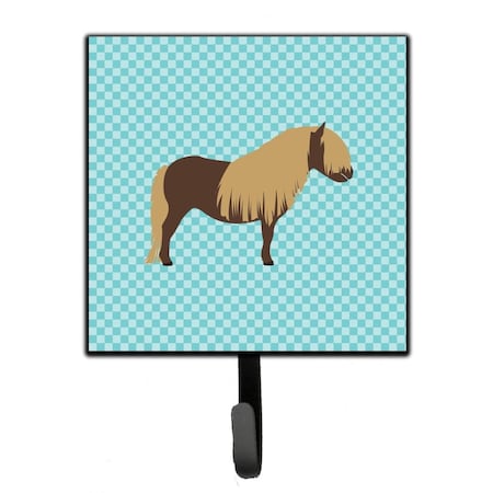 Carolines Treasures Shetland Pony Horse Blue Check Leash or Key Holder BB8088SH4